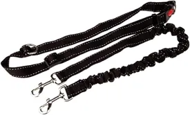 39.30Inch Bungee Dog Leash Waist,Hands Free Dog Leash Dog Slip Lead Dog Leash for Dog Walking Hiking Running (Lumbar Waist Belt 26"-43")