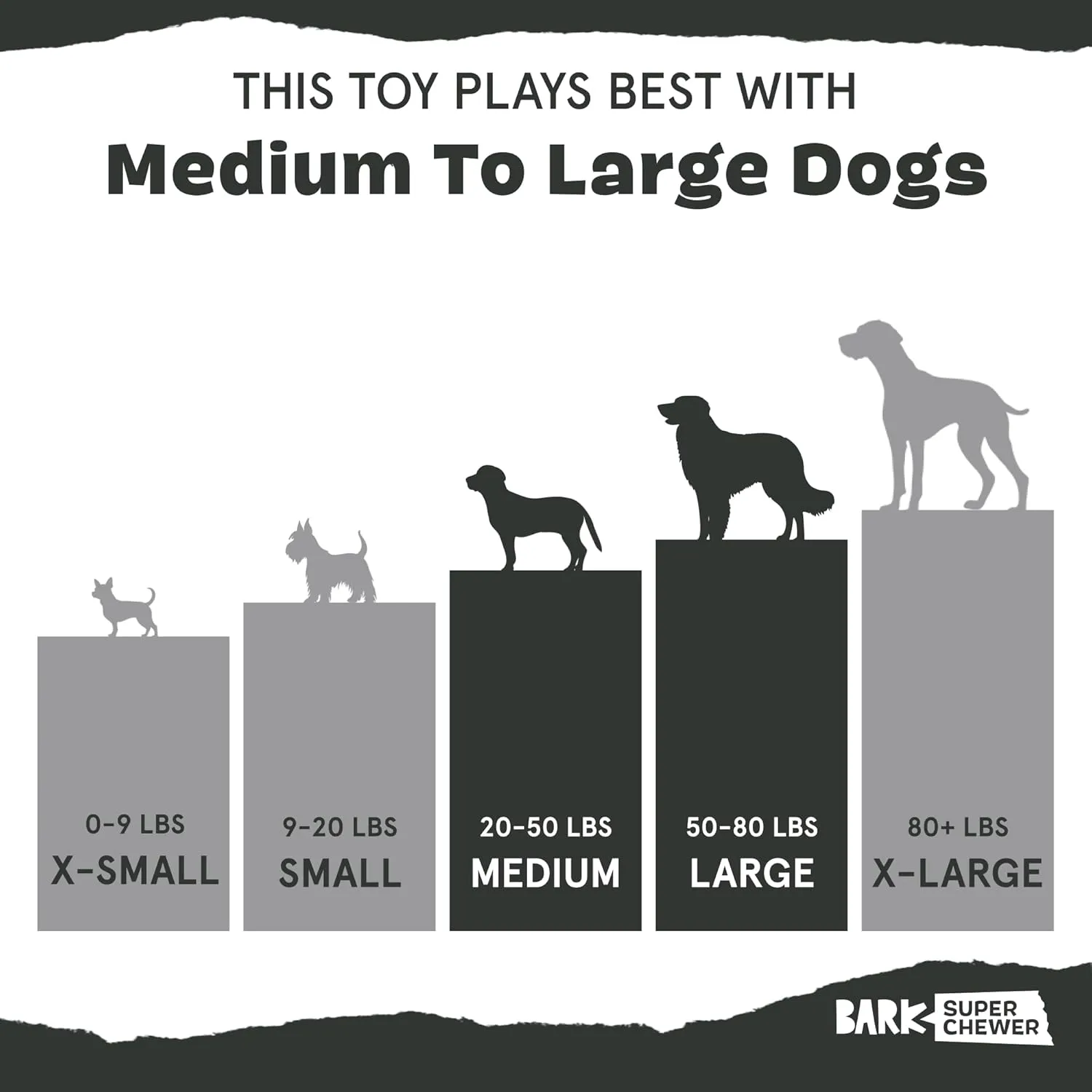 Barkbox Super Chewer Tough Dog Chew Toys for Aggressive Chewers, Plush 2 Toys in 1 (Panda - Large)