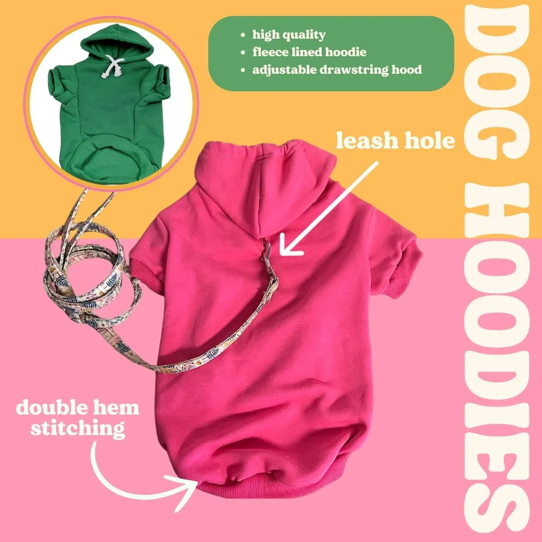 Big Sister to My Little Human Dog Hoodie | Fleece Lined |Leash Hole| New Baby | Pregnancy Announcement Photoshoot Prop | Gender Reveal |Cream, 2X-Large (1242)