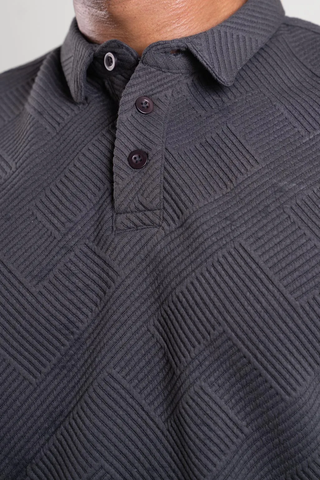 Boldman Dark Gray Polo Tshirt  For Men