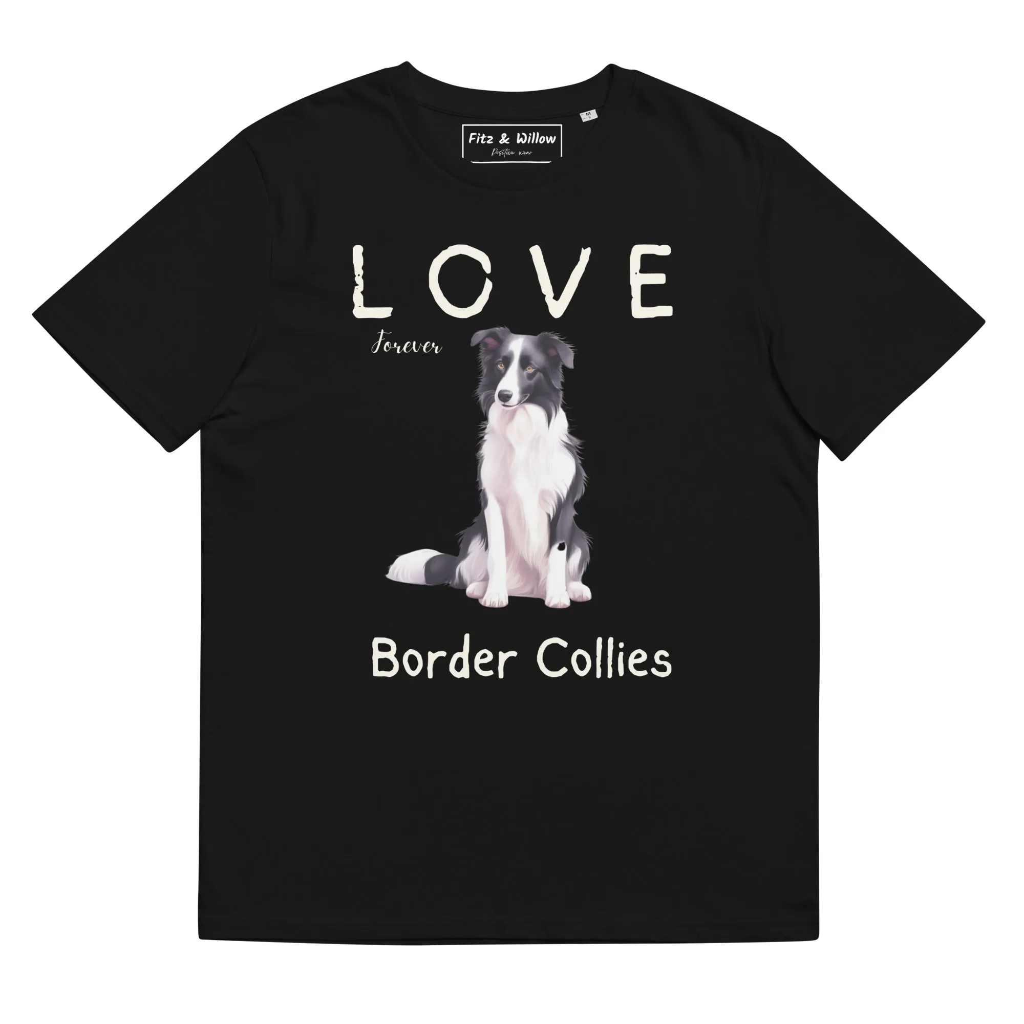 Border Collie lovers sustainable cotton t-shirt