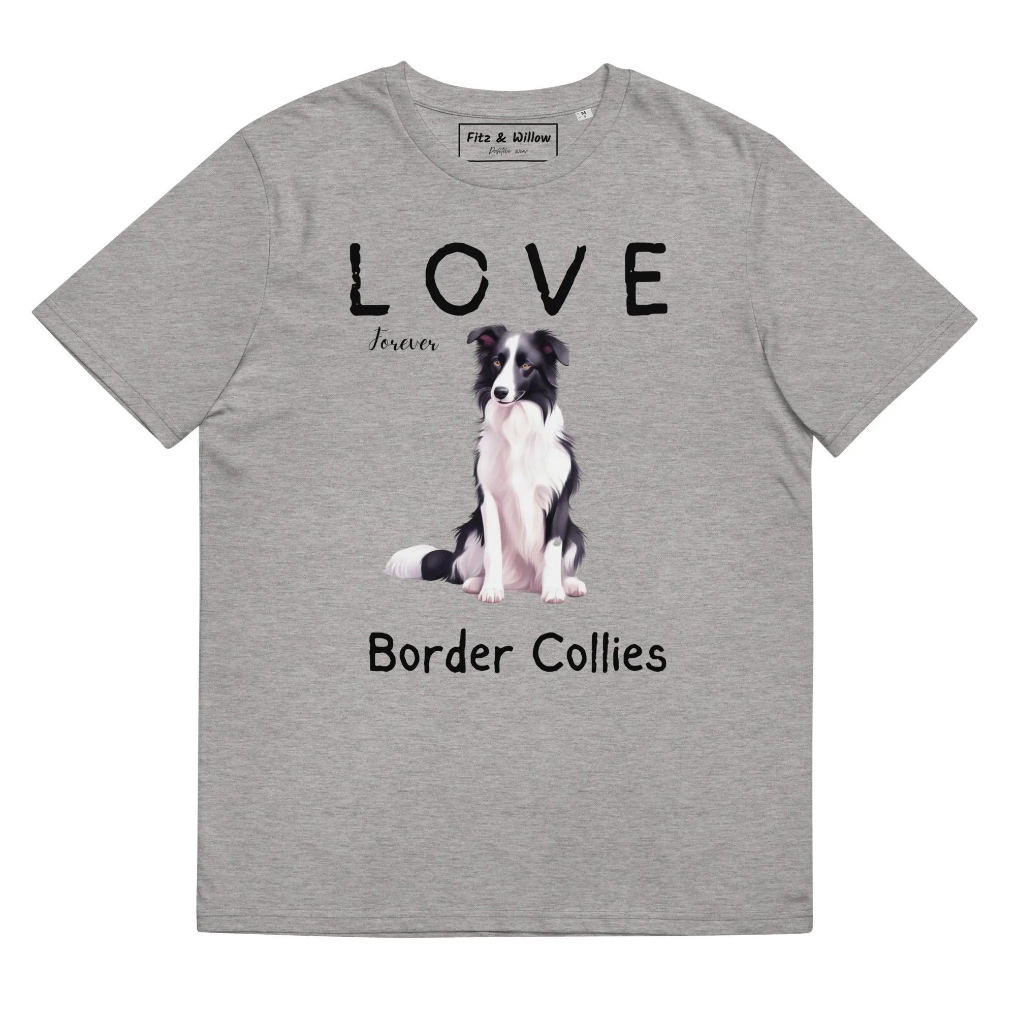 Border Collie lovers sustainable cotton t-shirt