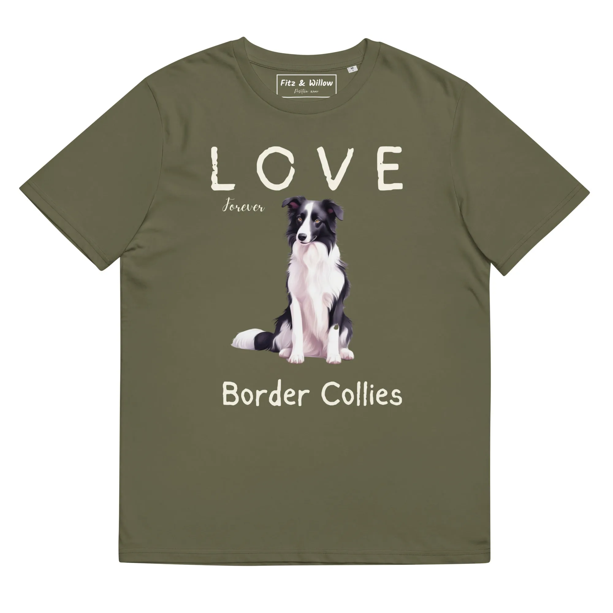 Border Collie lovers sustainable cotton t-shirt