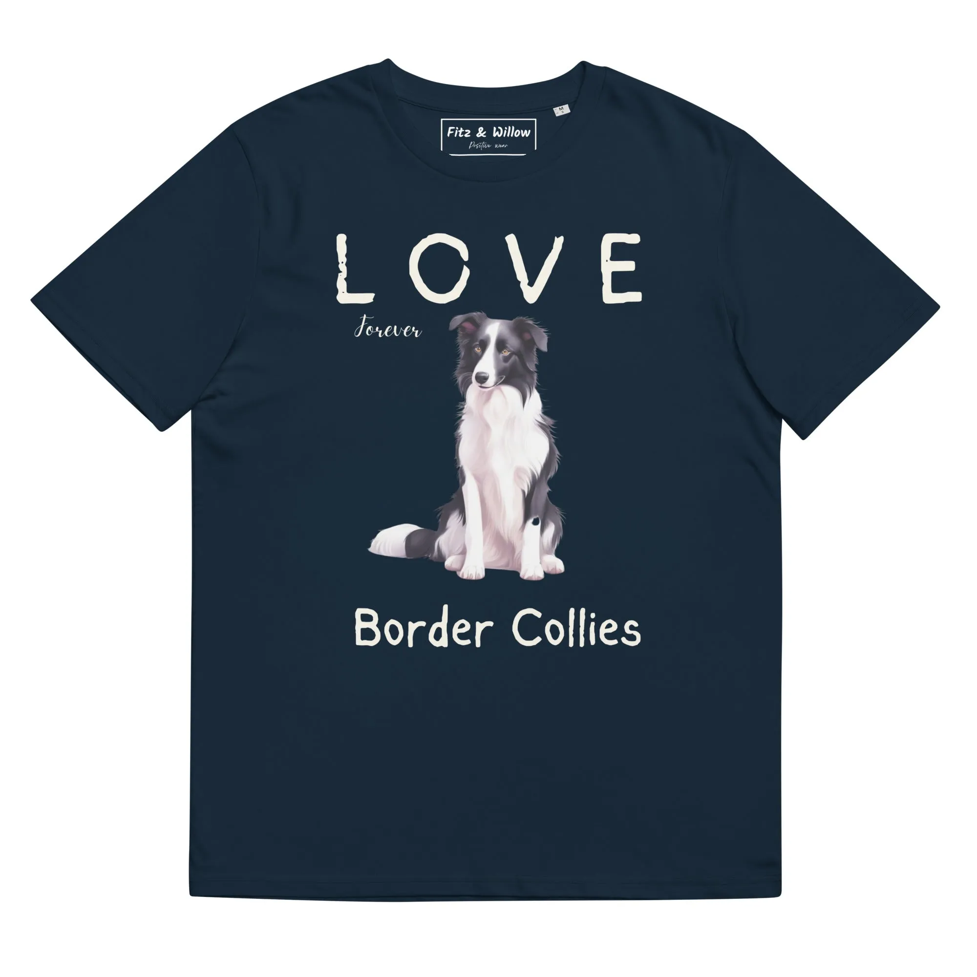 Border Collie lovers sustainable cotton t-shirt