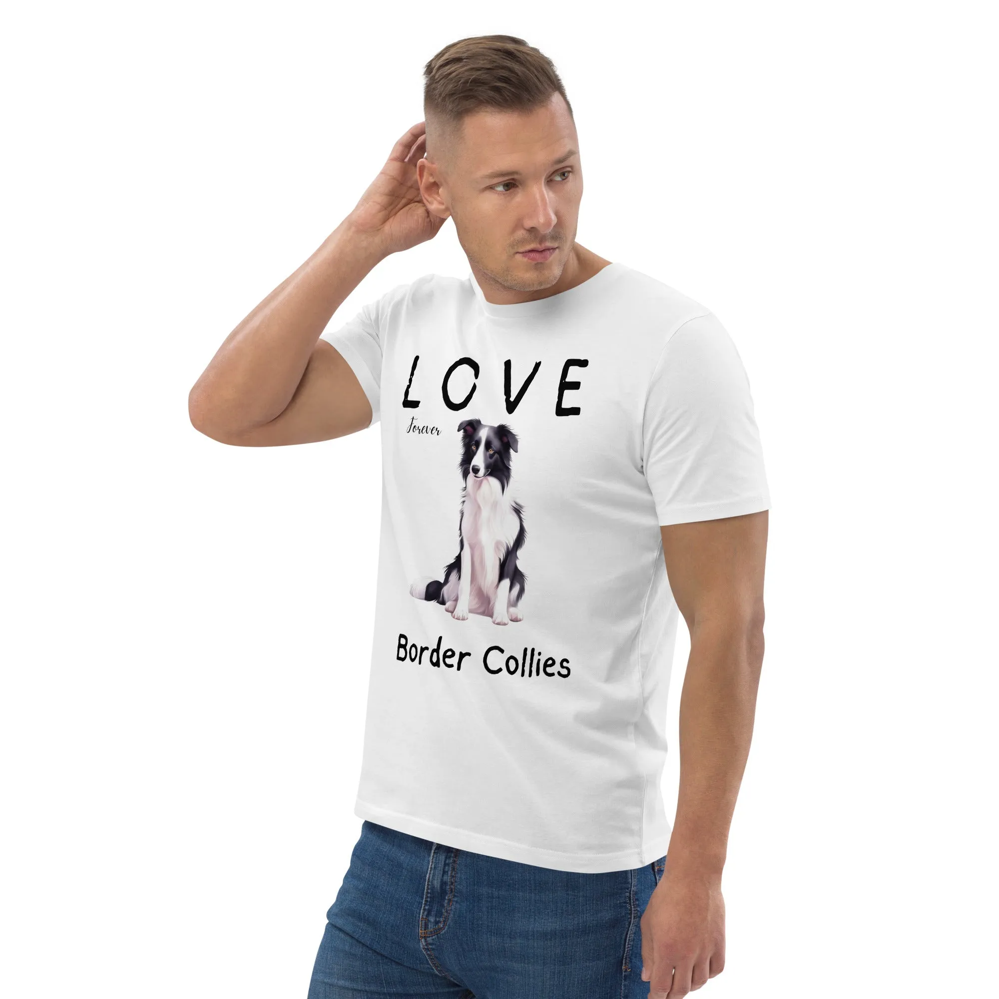 Border Collie lovers sustainable cotton t-shirt