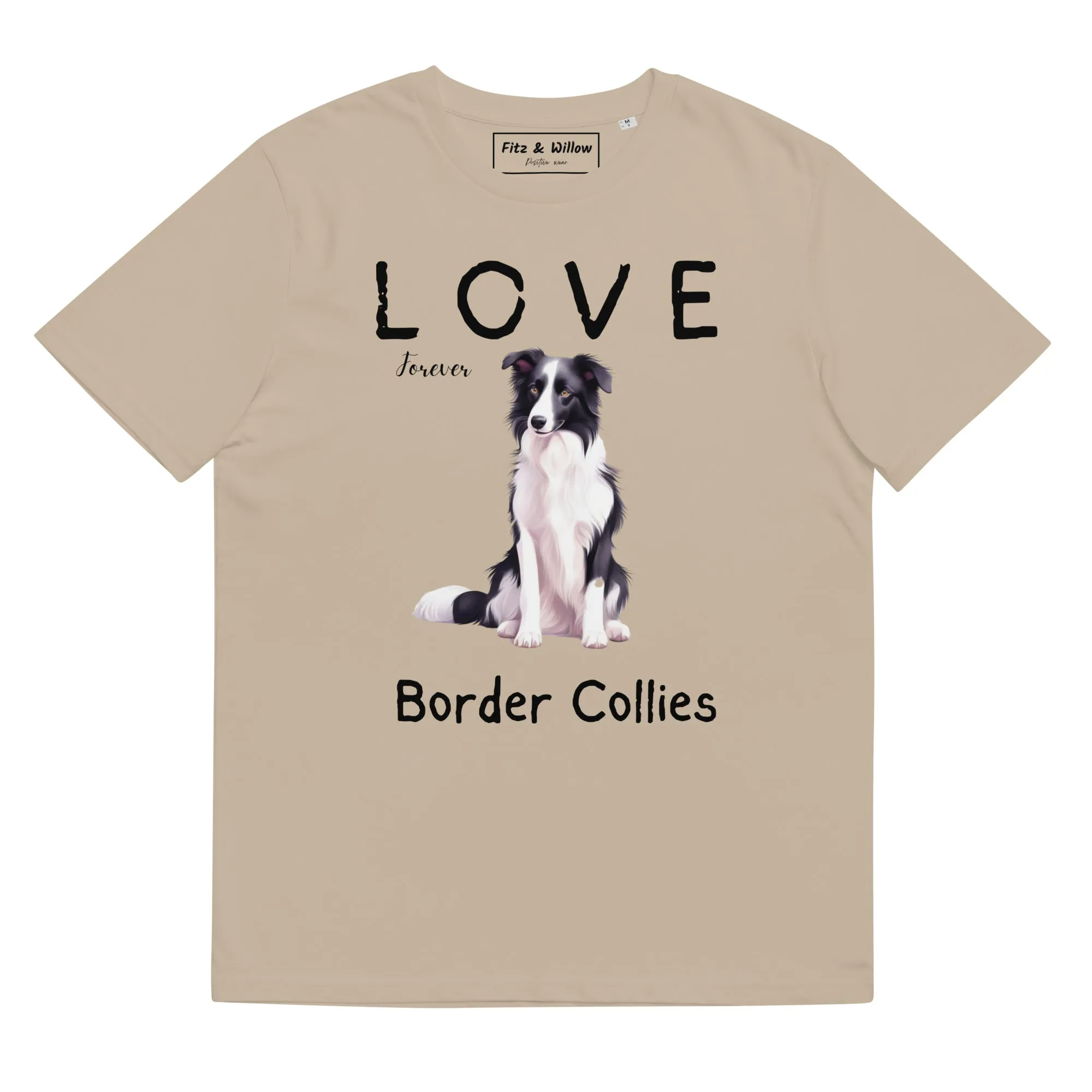 Border Collie lovers sustainable cotton t-shirt