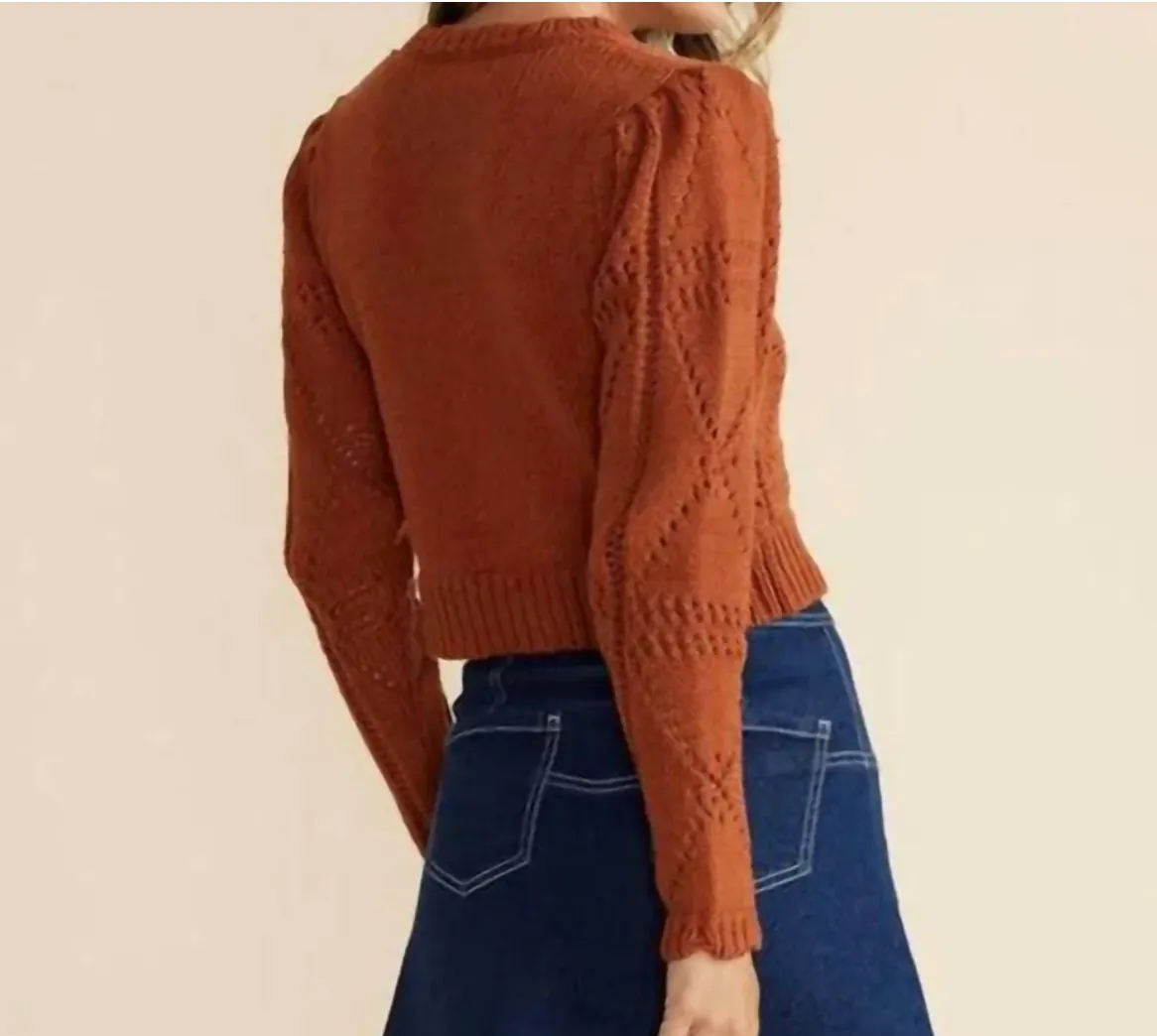 Cara Crochet Sweater