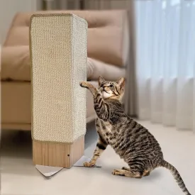 Cat Scratcher, Sisal Corner Scratching Post, Cat Scratch Pad for Indoor Cats, Wall Scratcher Furniture Protector with Catnip (Small Size)