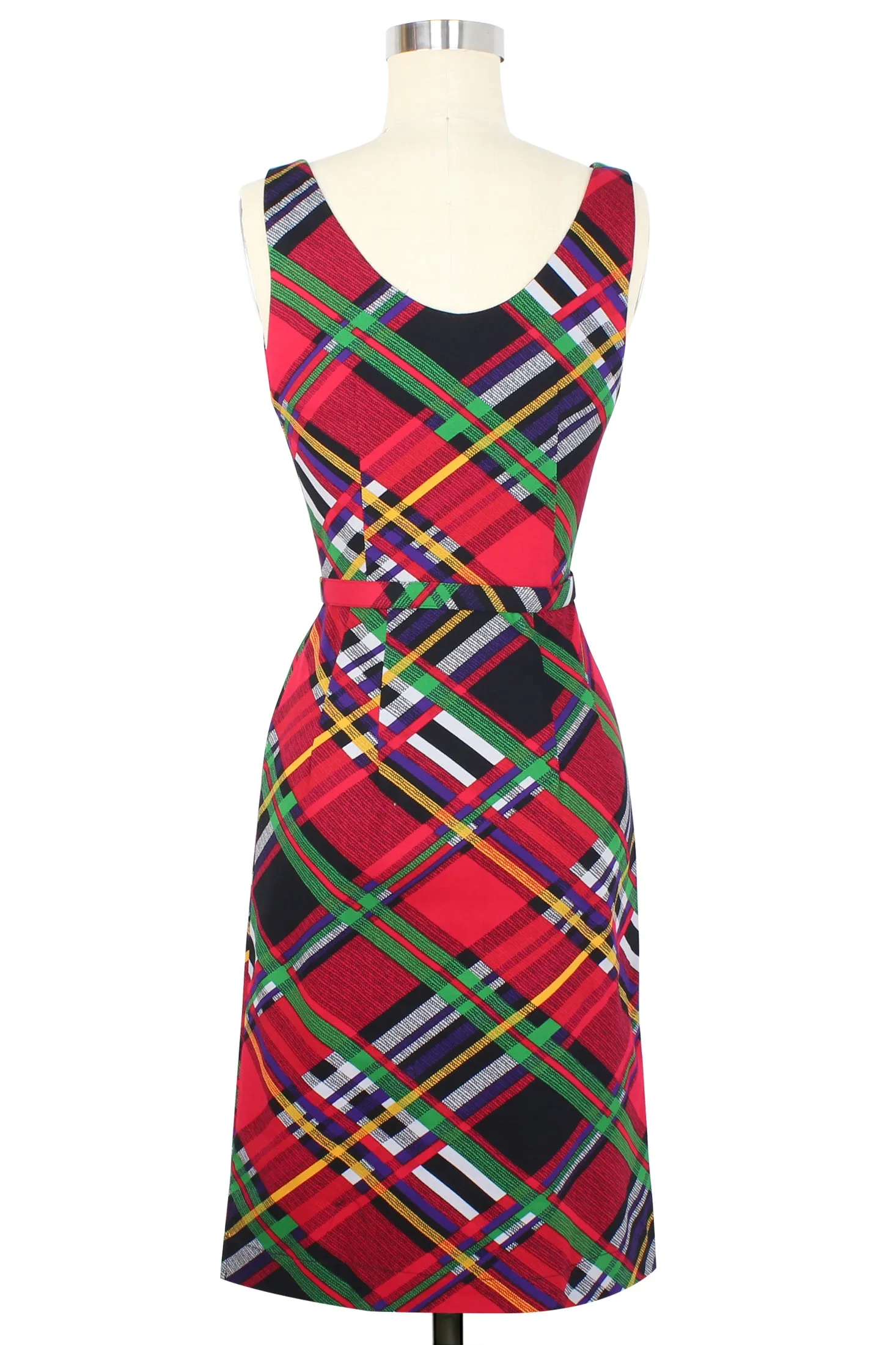 Classic Wiggle Dress - Mad Plaid - Final Sale