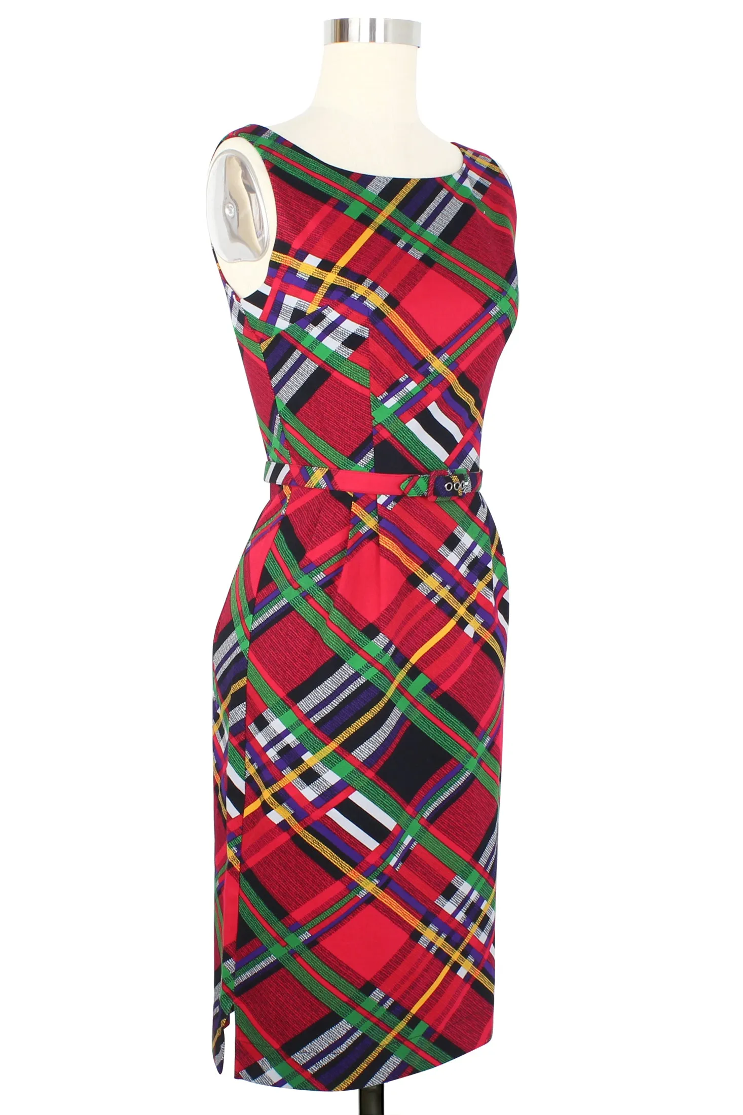 Classic Wiggle Dress - Mad Plaid - Final Sale