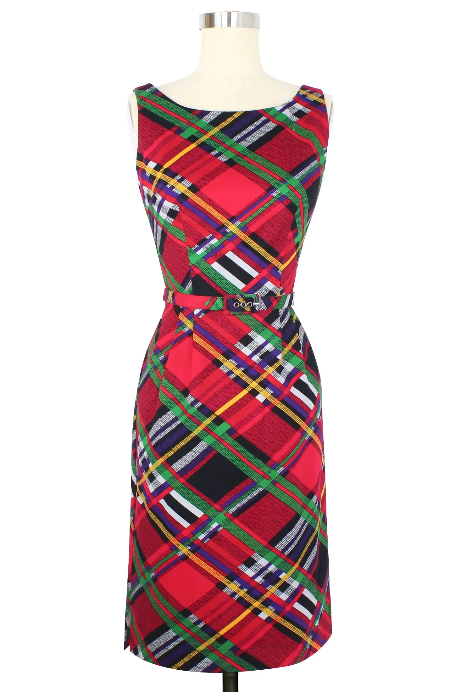Classic Wiggle Dress - Mad Plaid - Final Sale
