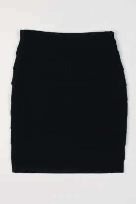 Diana Ferrari Black Layered Skirt 8