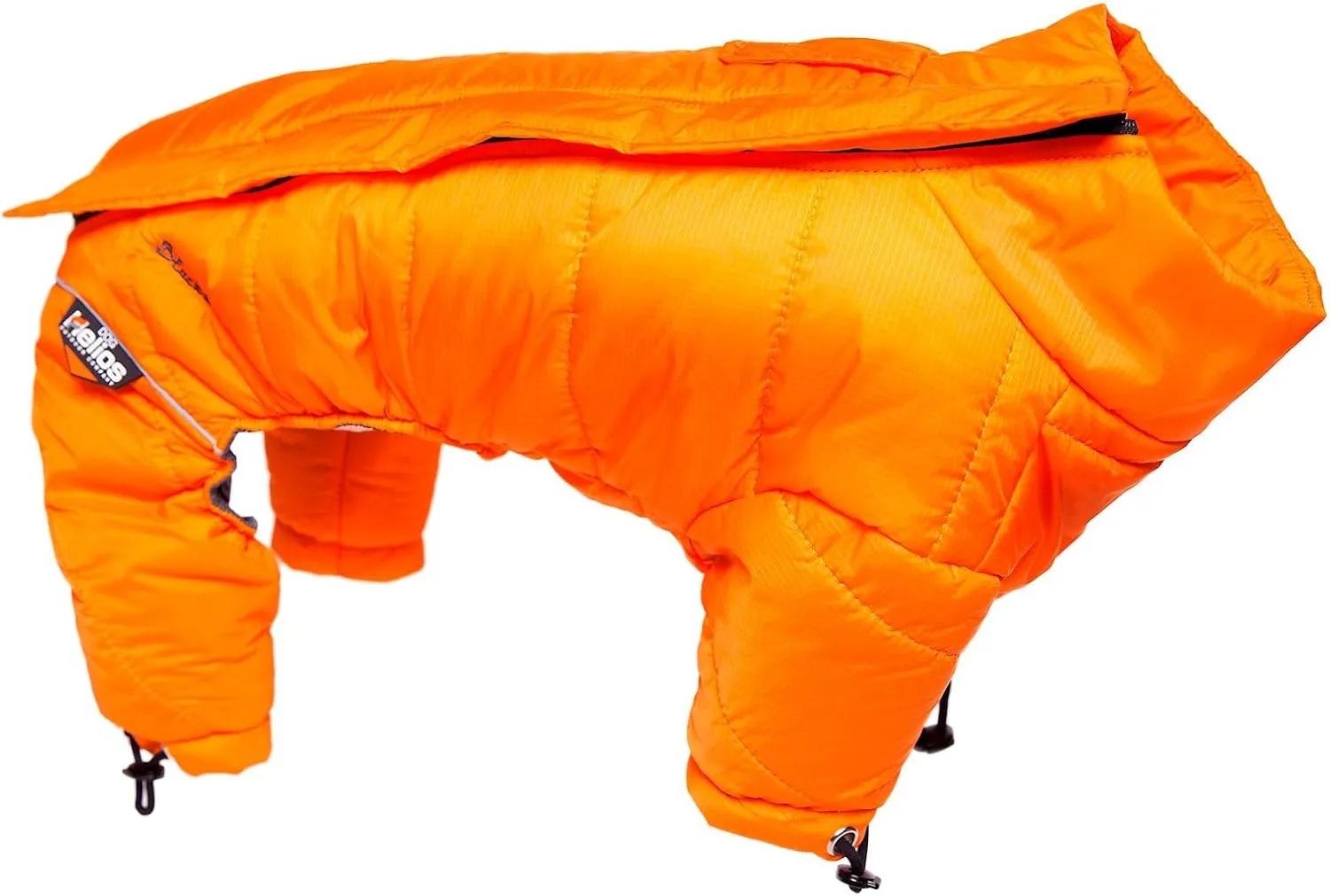 DOGHELIOS 'Thunder-Crackle' Full-Body Bodied Waded-Plush Adjustable and 3M Reflective Pet Dog Jacket Coat w/ Blackshark Technology, Medium, Grenadine Red