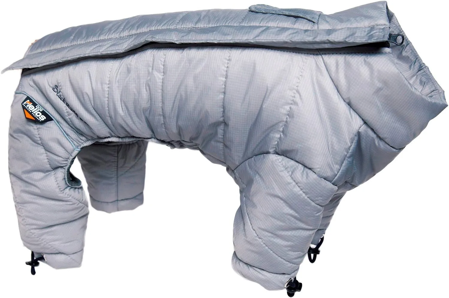 DOGHELIOS 'Thunder-Crackle' Full-Body Bodied Waded-Plush Adjustable and 3M Reflective Pet Dog Jacket Coat w/ Blackshark Technology, Medium, Grenadine Red