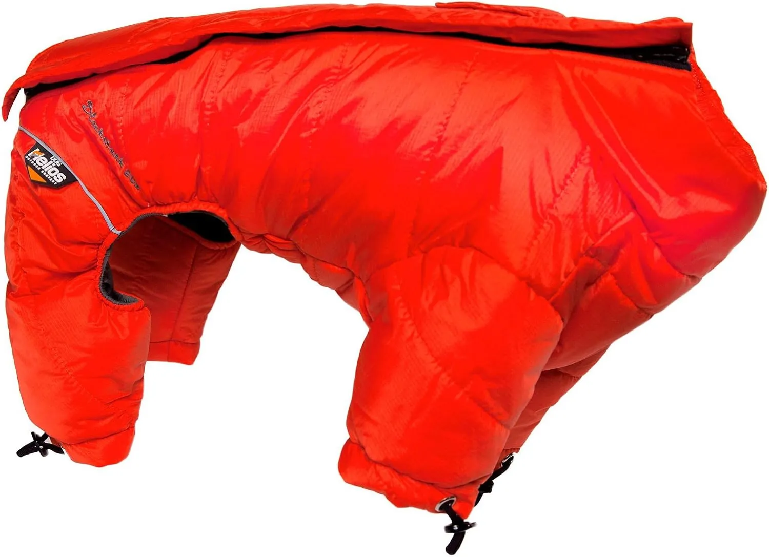 DOGHELIOS 'Thunder-Crackle' Full-Body Bodied Waded-Plush Adjustable and 3M Reflective Pet Dog Jacket Coat w/ Blackshark Technology, Medium, Grenadine Red