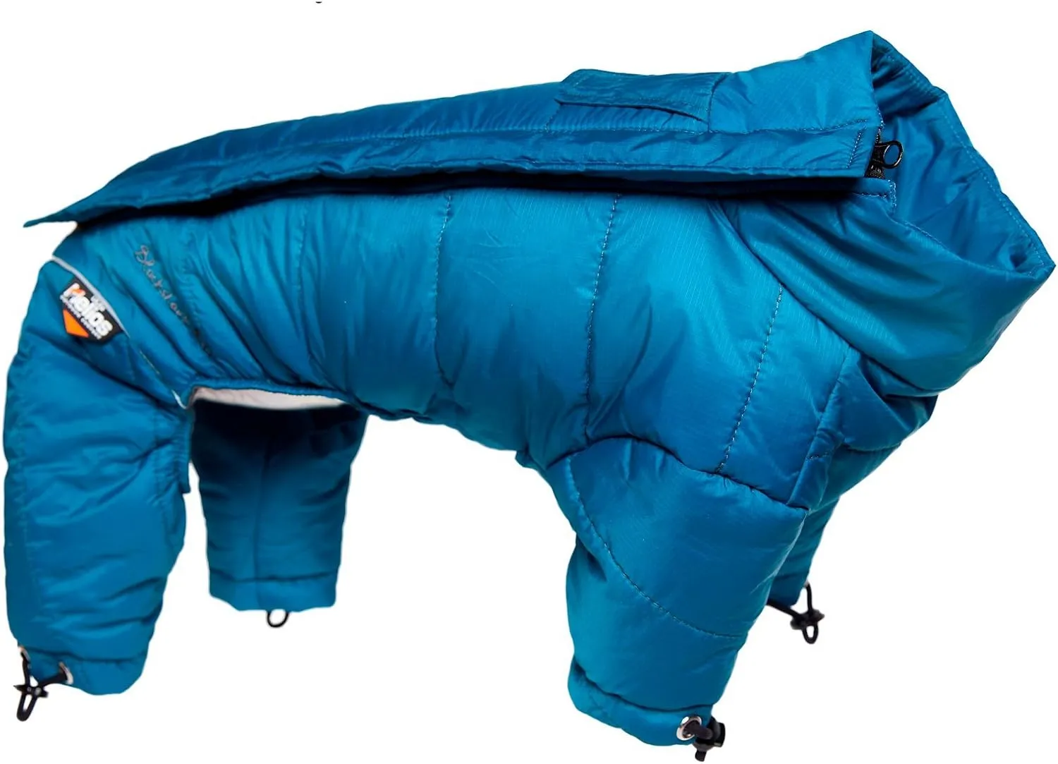DOGHELIOS 'Thunder-Crackle' Full-Body Bodied Waded-Plush Adjustable and 3M Reflective Pet Dog Jacket Coat w/ Blackshark Technology, Medium, Grenadine Red