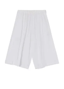 DOUBLE-FACE COTTON JERSEY CULOTTE PANTS