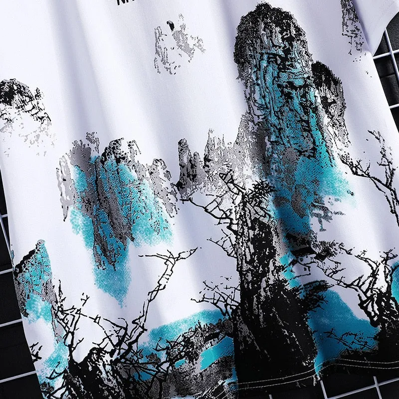 Elegant Acrylic Paint T-Shirt