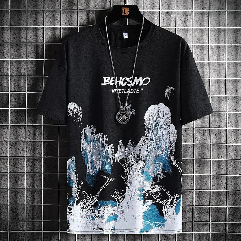 Elegant Acrylic Paint T-Shirt