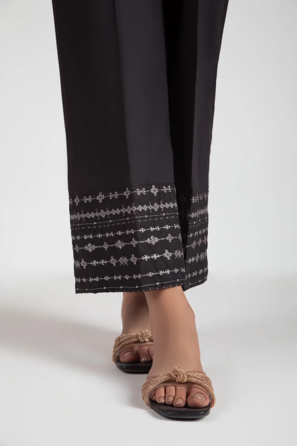 Embroidered Cambric Culottes