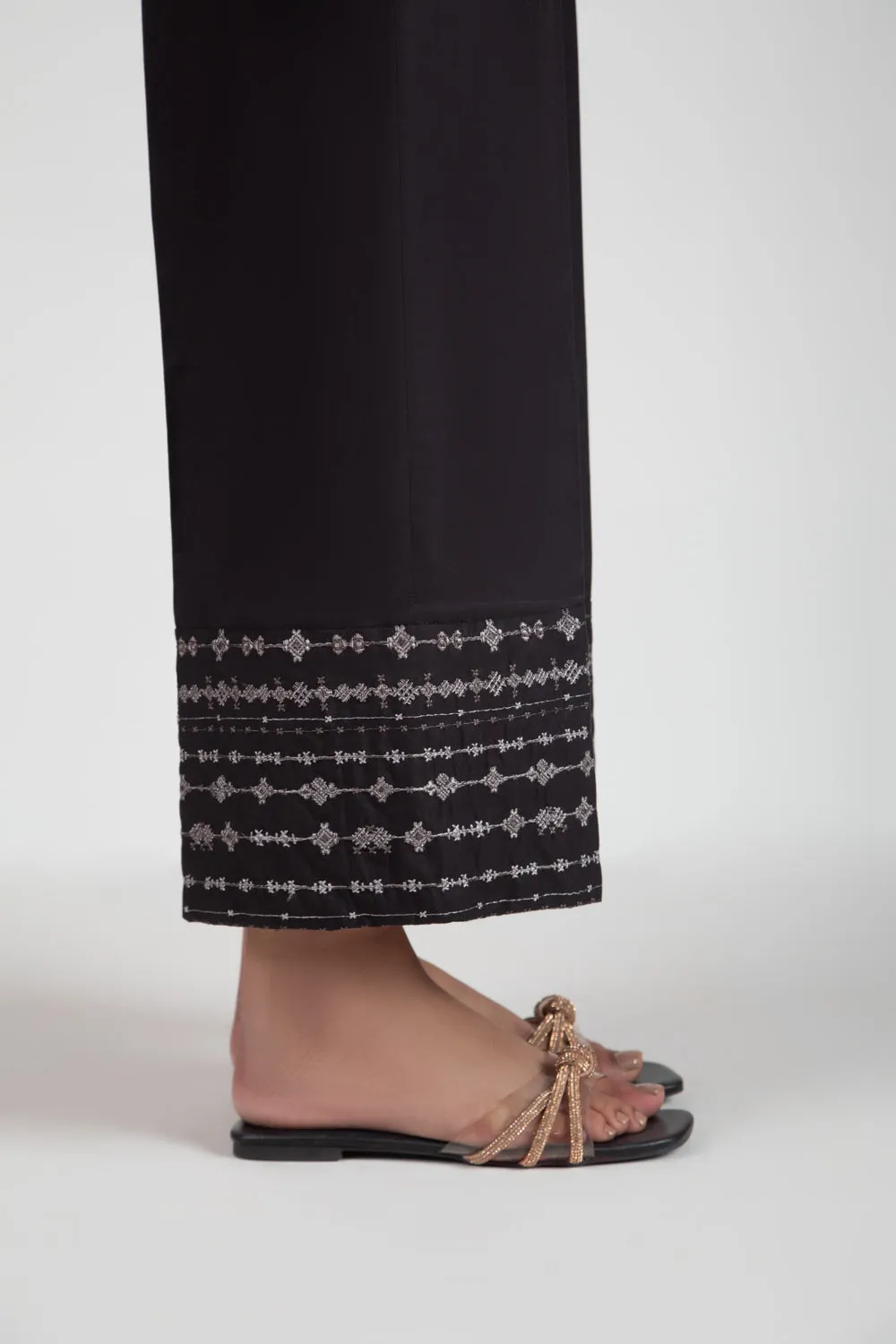 Embroidered Cambric Culottes