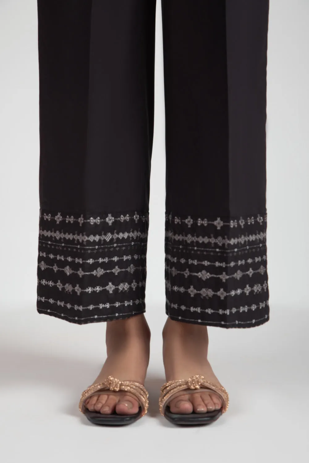 Embroidered Cambric Culottes