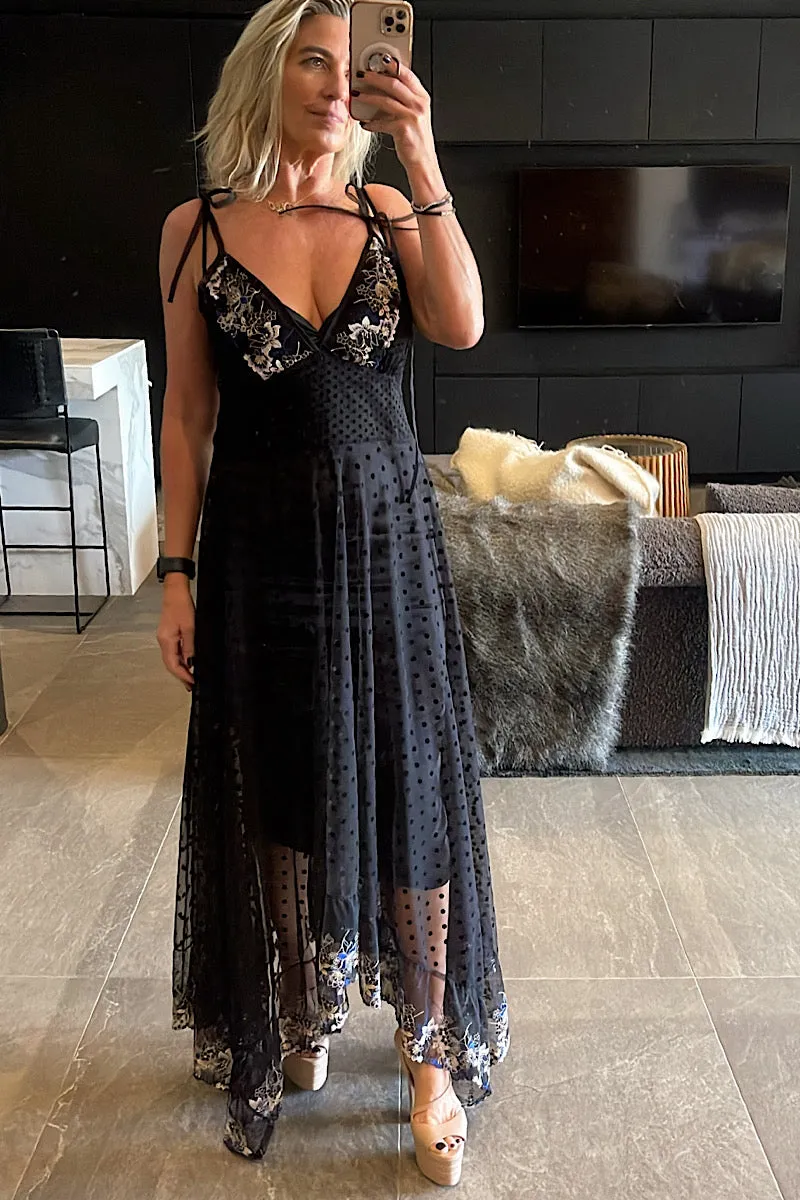 Emily Toggle Dress - Black