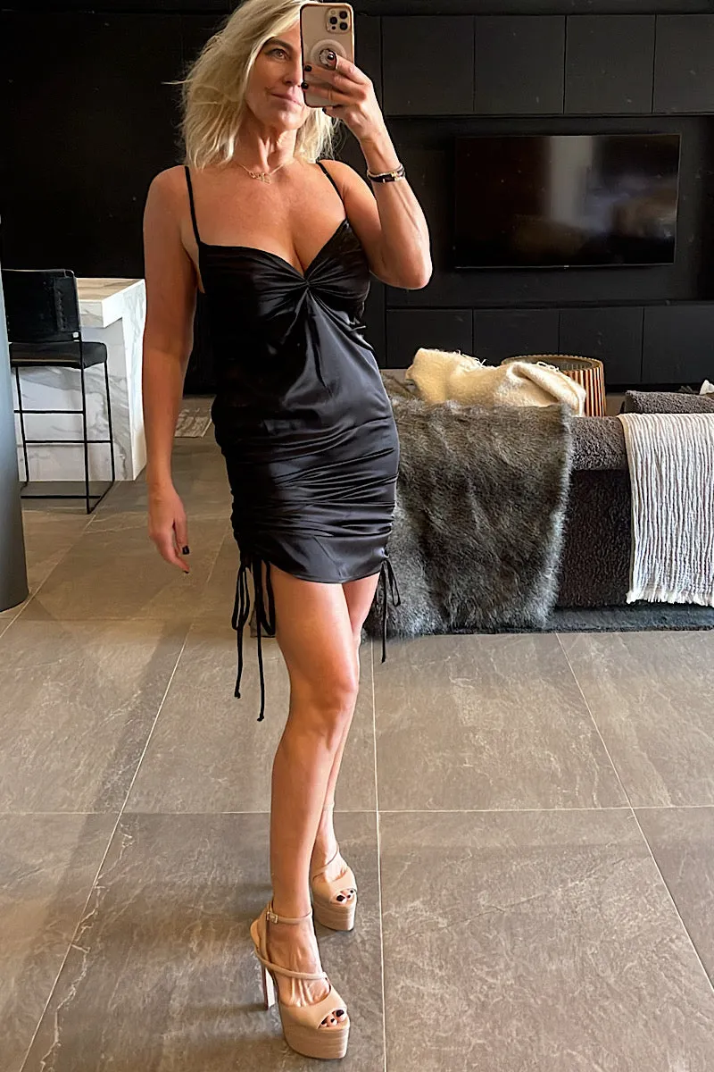 Emily Toggle Dress - Black