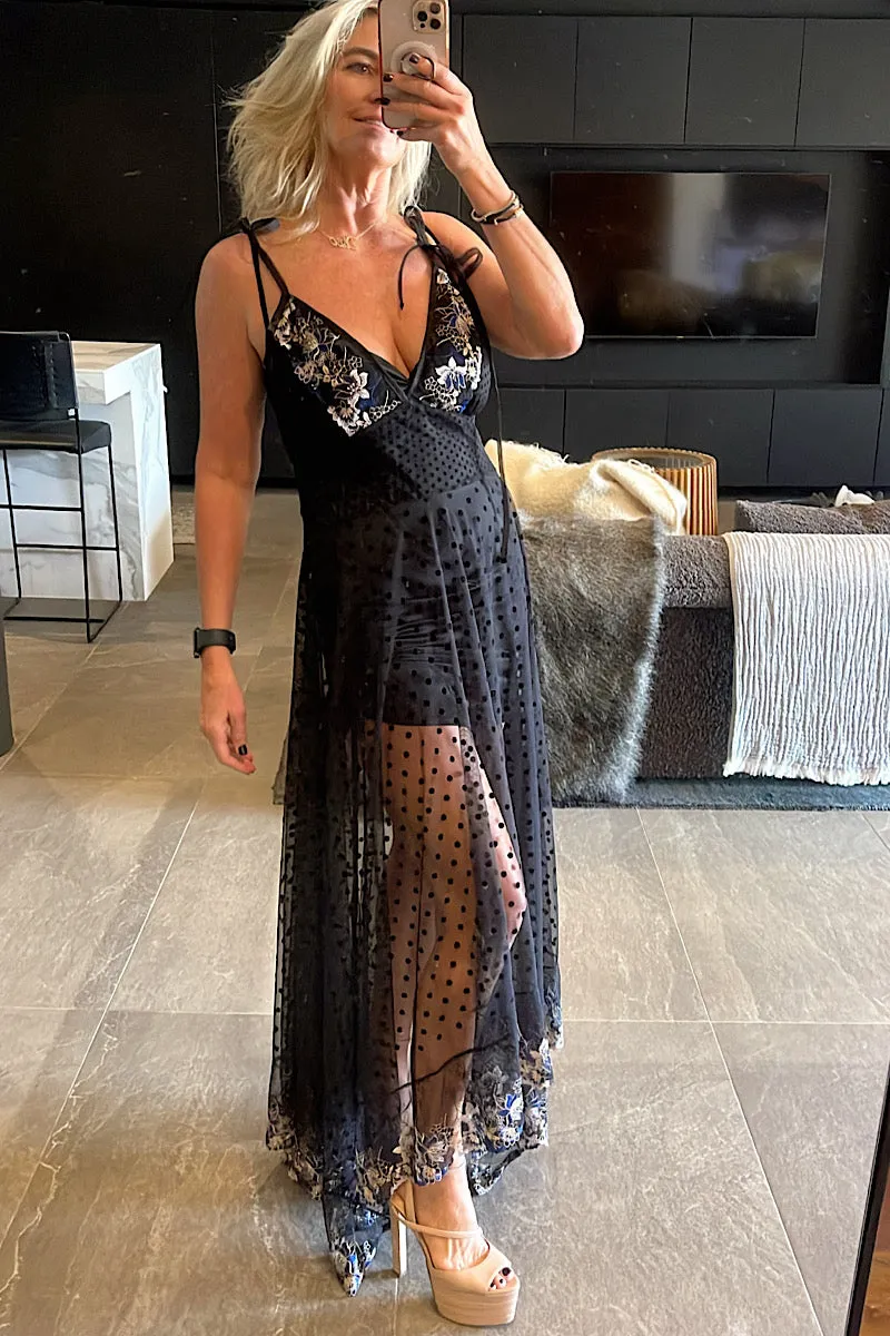 Emily Toggle Dress - Black