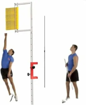 Free-Standing Jump Measurement TesterVertical Jump TesterVertical Jump Measurement Tool,Wall Mounted Vertical Jump Tester Trainerfor Adults Jumping Trainers Aid Physical Training~/