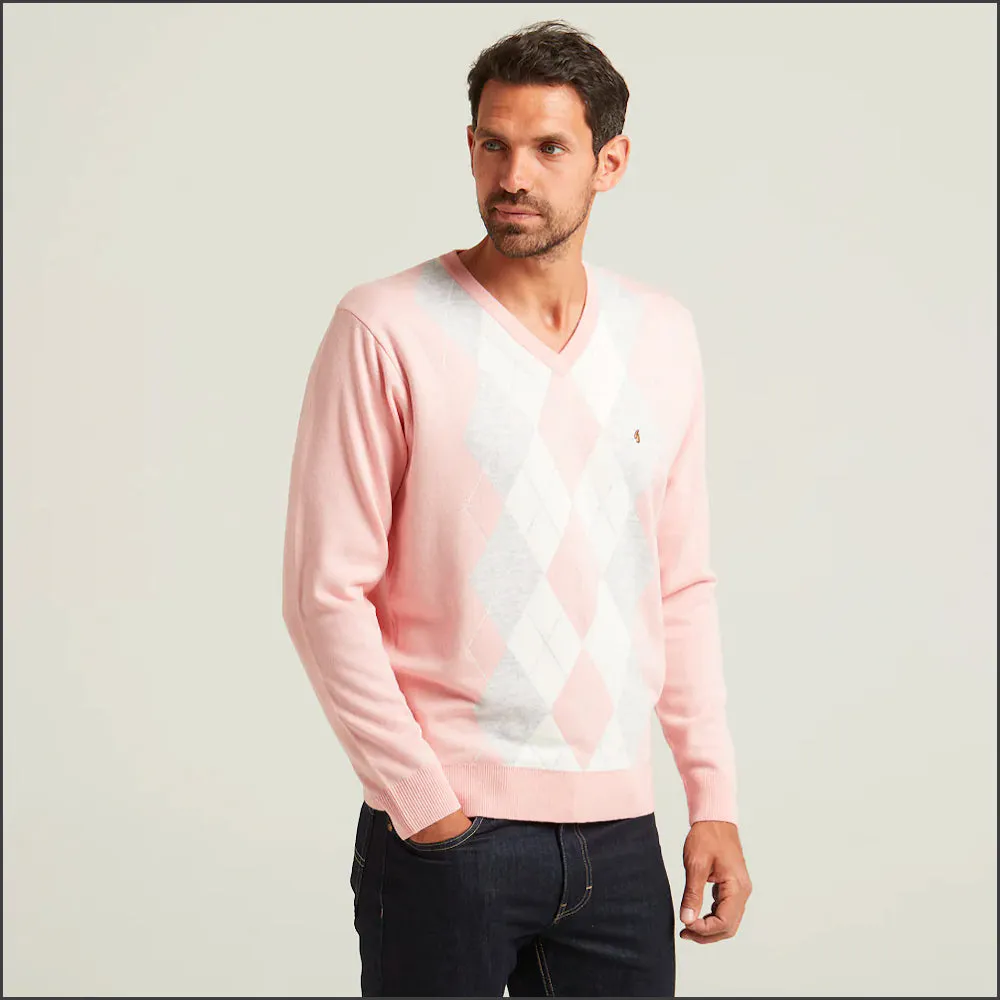 Gabicci M04 Coral Patterned V Neck^