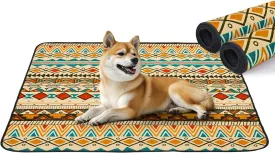 LOOBANI Reusable Pee Pads for Dogs: 2 Pack Washable Puppy Pads Waterproof 31"x36", Super Absorbent Whelping Pad, Leak-Proof & Non-Slip Dog Training Pads for Floor, Potty, Playpen, Crate (Yellow)