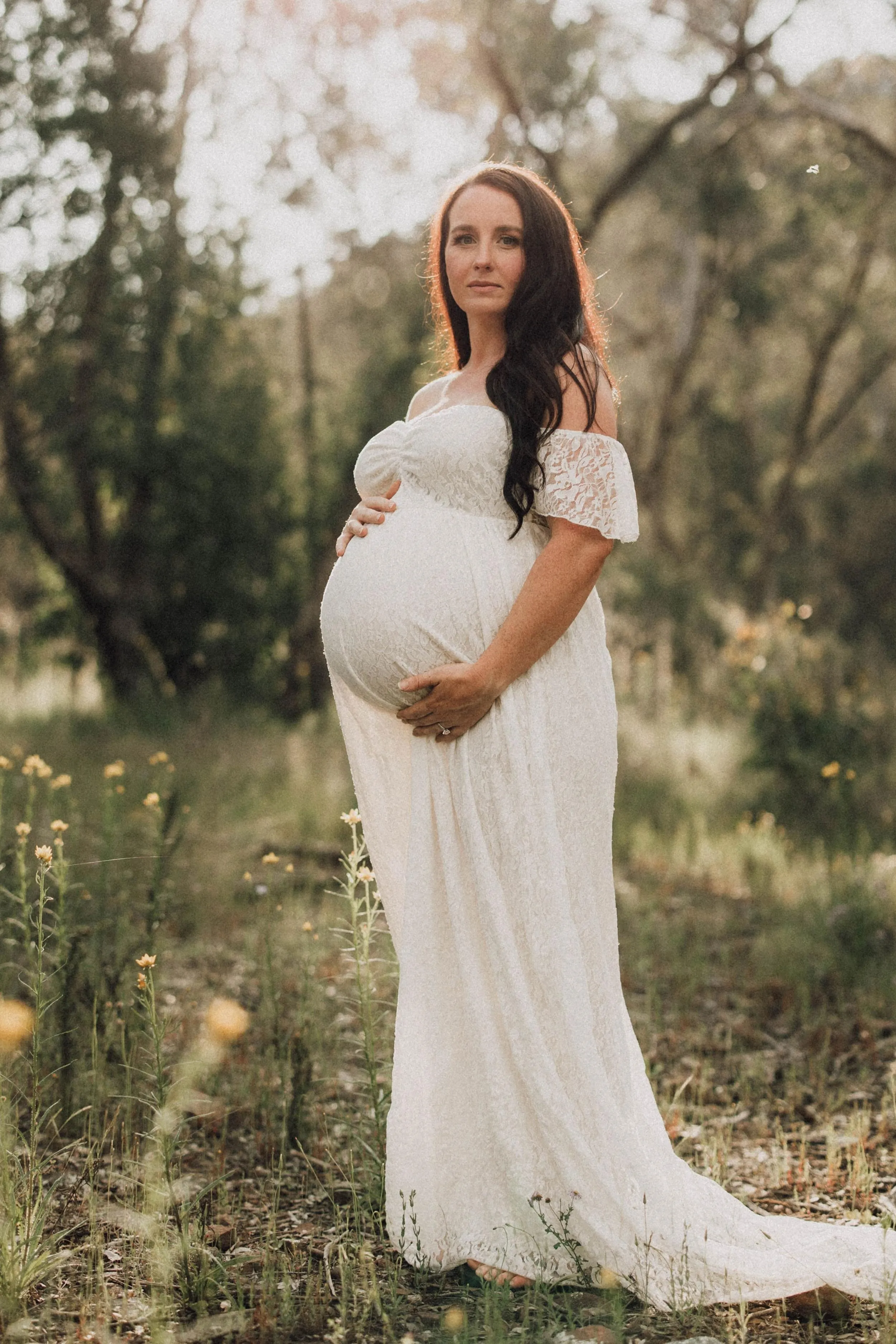 Magnolia Lace Maternity Maxi Dress - For Sale