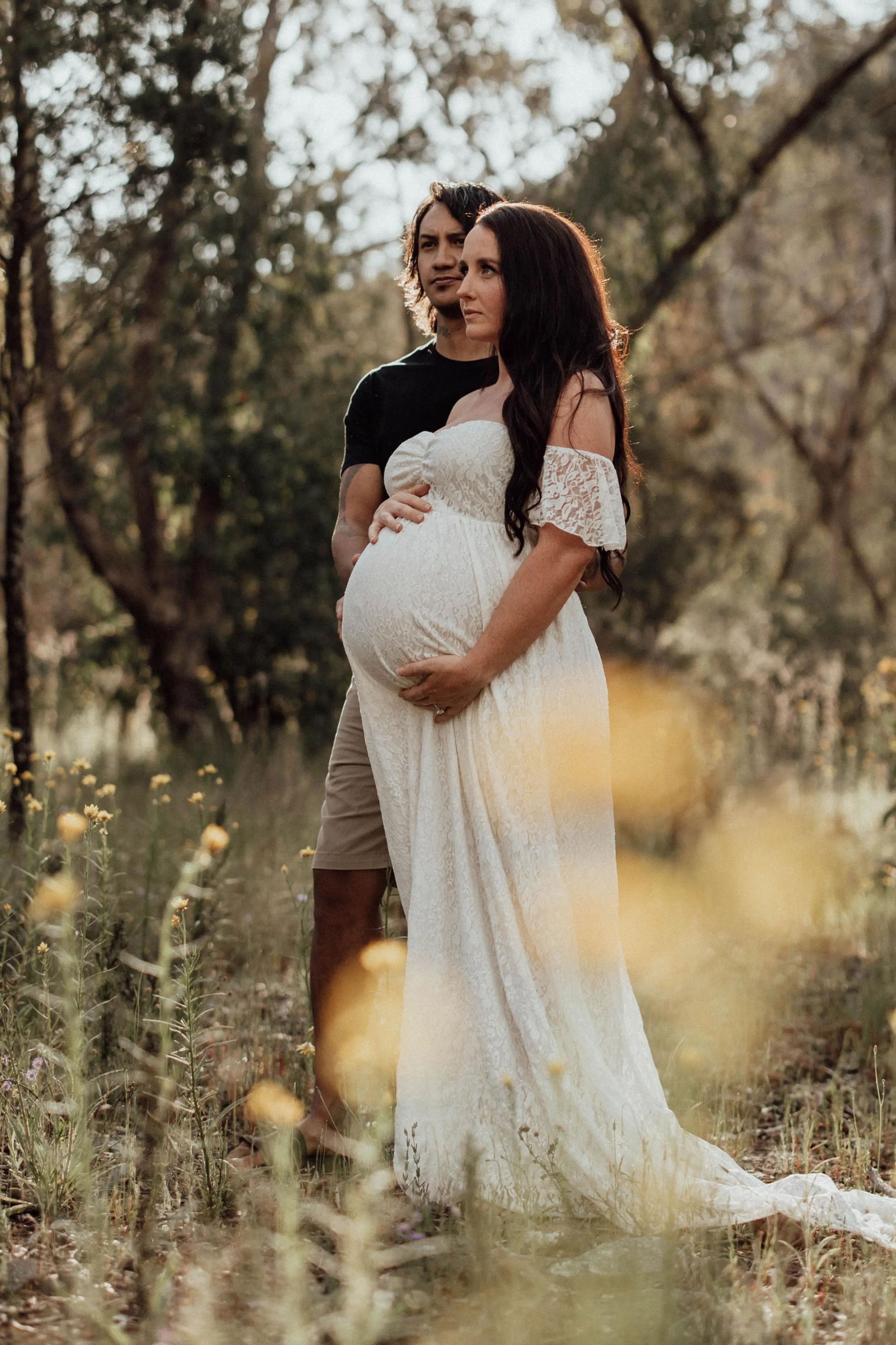 Magnolia Lace Maternity Maxi Dress - For Sale