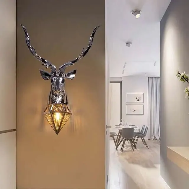 Modern Antler Wall Lamp