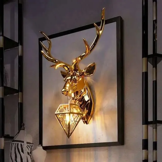 Modern Antler Wall Lamp
