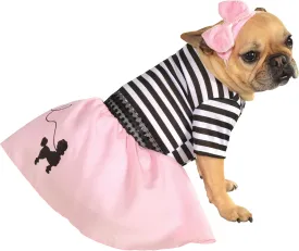 Rubies 50s Girl Pet Costume for Themed Parties and Halloween, As Shown, Medium