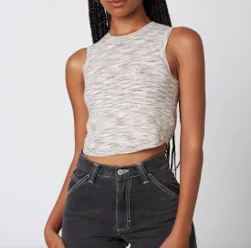 Sleeveless Crop Sweater
