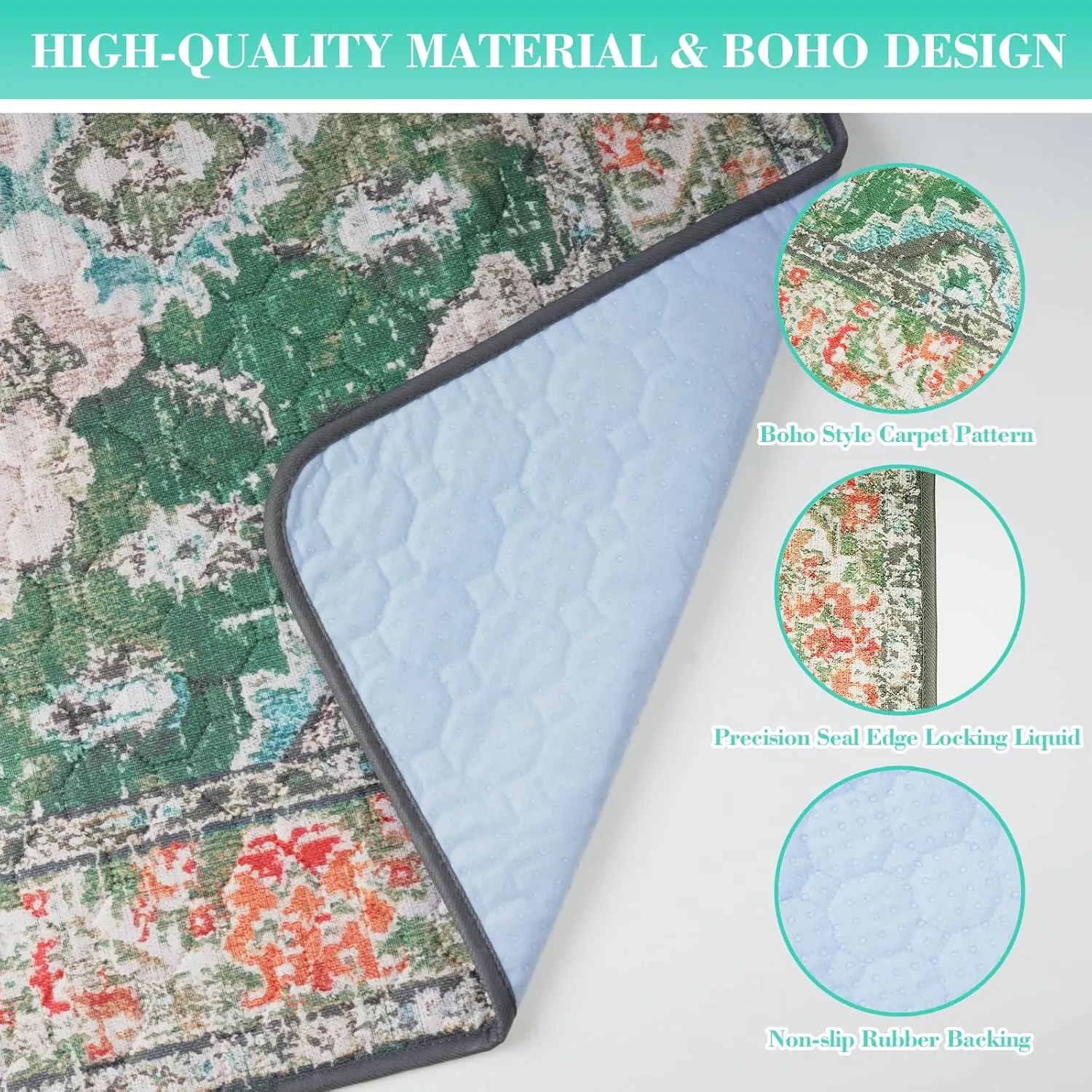 Thicken Washable Pee Pads for Dogs, Waterproof Reusable Pee Pads for Dogs54"x72" Super Absorbent Leakproof Dog Pads, Non-Slip Potty Pads for Floor, Crate, Couch, Whelping Pads Pet Supplies