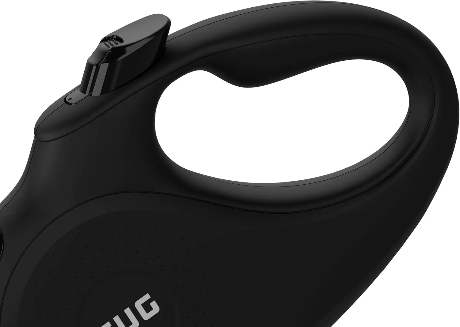 TUG Monochrome Tiny 360 Tangle-Free Retractable Dog Leash | Cat Leash | 10 ft Strong Nylon Tape (Tiny, Black)