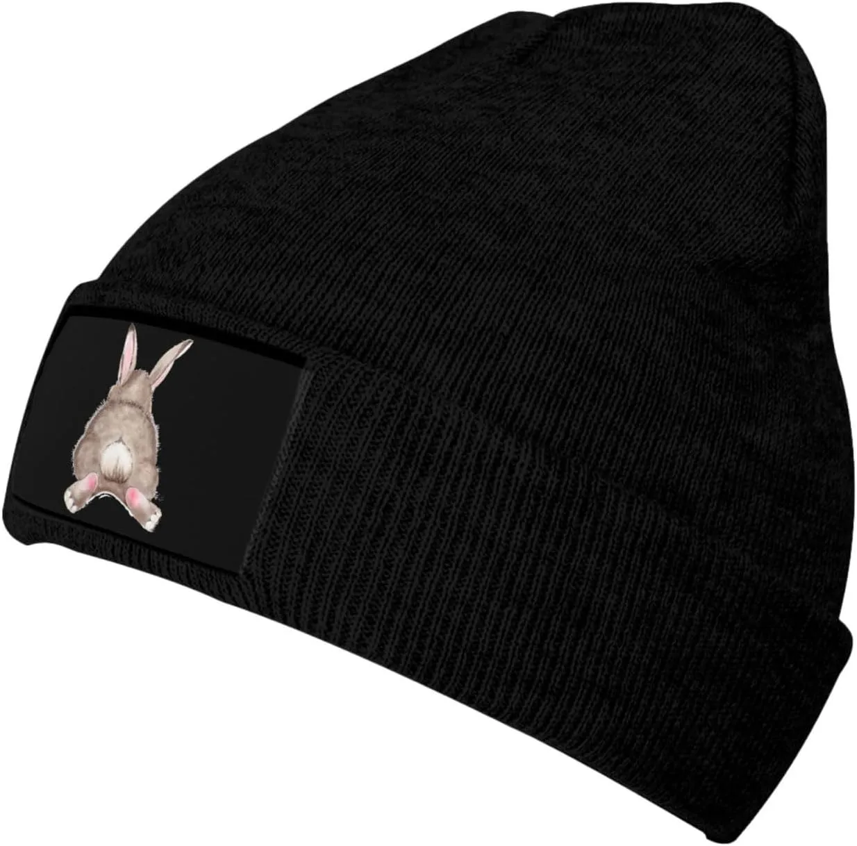 Unisex Beanie for Men and Women Cuffed Plain Knit Hat Winter Soft Warm Beanies Hats Cap