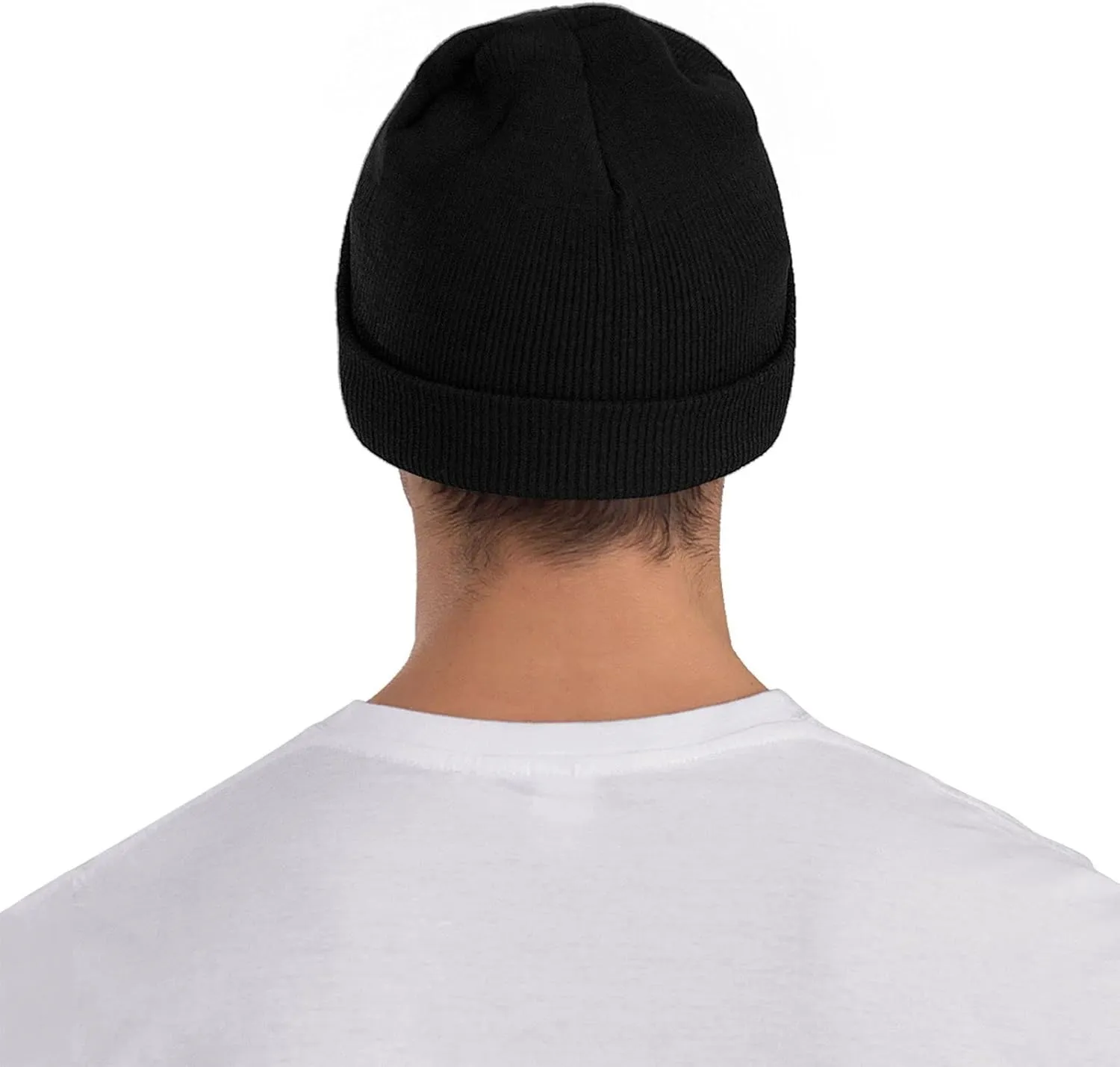 Unisex Beanie for Men and Women Cuffed Plain Knit Hat Winter Soft Warm Beanies Hats Cap