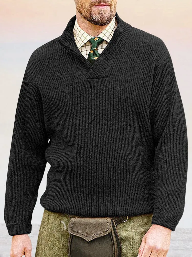 Versatile Solid Color Sweater